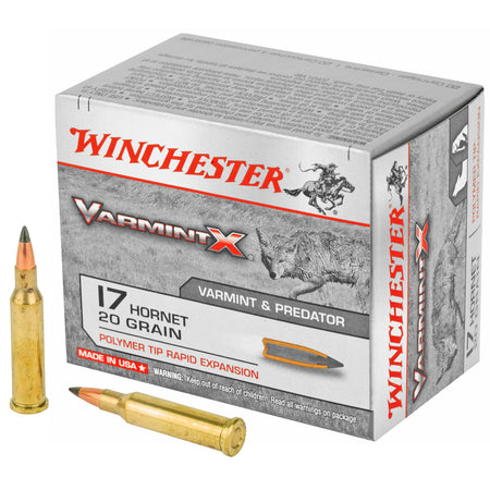 Winchester Varmint X .17 Hornet 20 gr PolyTip ammo