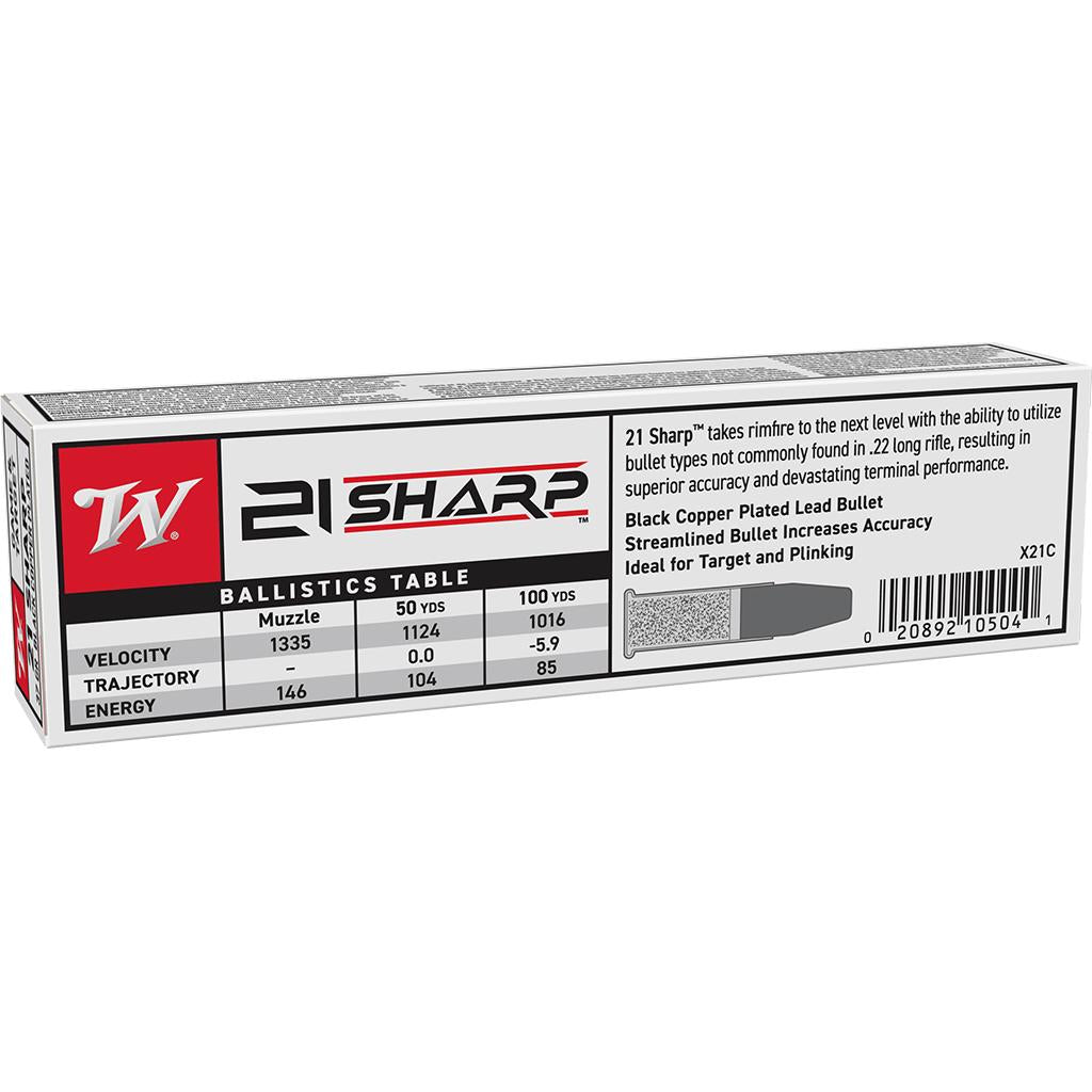 Winchester Game & Target .21 Sharp 37 gr Solid ammo
