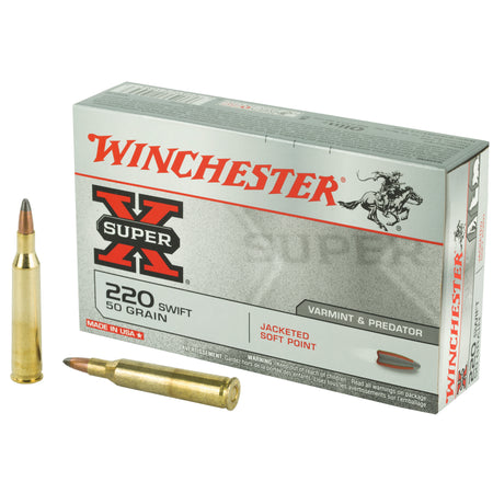 Winchester Super-X .220 Swift 50 gr JSP ammo