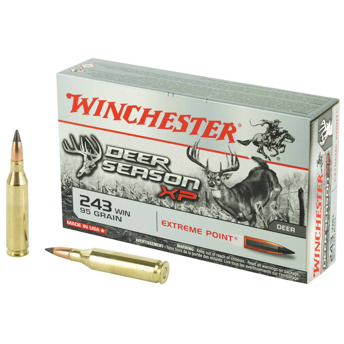 Winchester X243DS Deer Season XP Extreme Point  95 Grain .243 Winchester
