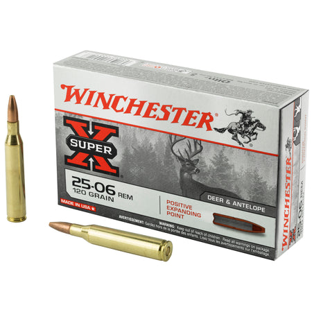 Winchester Super-X .25-06 Remington 120 gr JHP ammo