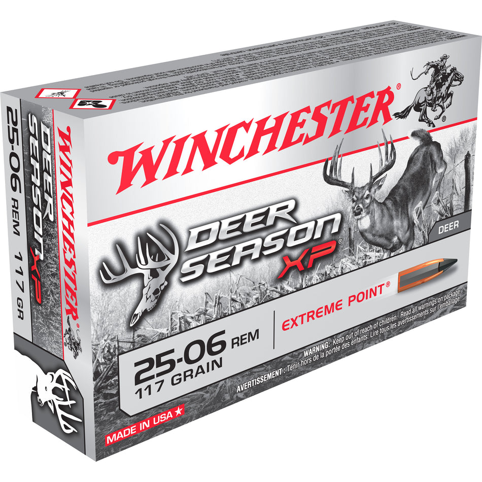 Winchester X2506DS DEER SEASON XP Extreme Point  117 Grain .25-06 Remington