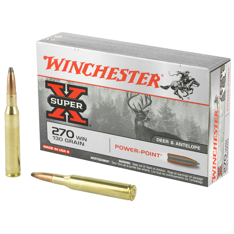 Winchester X2705 Super-X Power-Point  130 Grain .270 Winchester