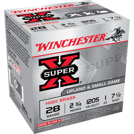 Winchester X28H7 Super X Heavy Game Load 28 Gauge 2.75" 1oz 7.5 Shot 1205 fps