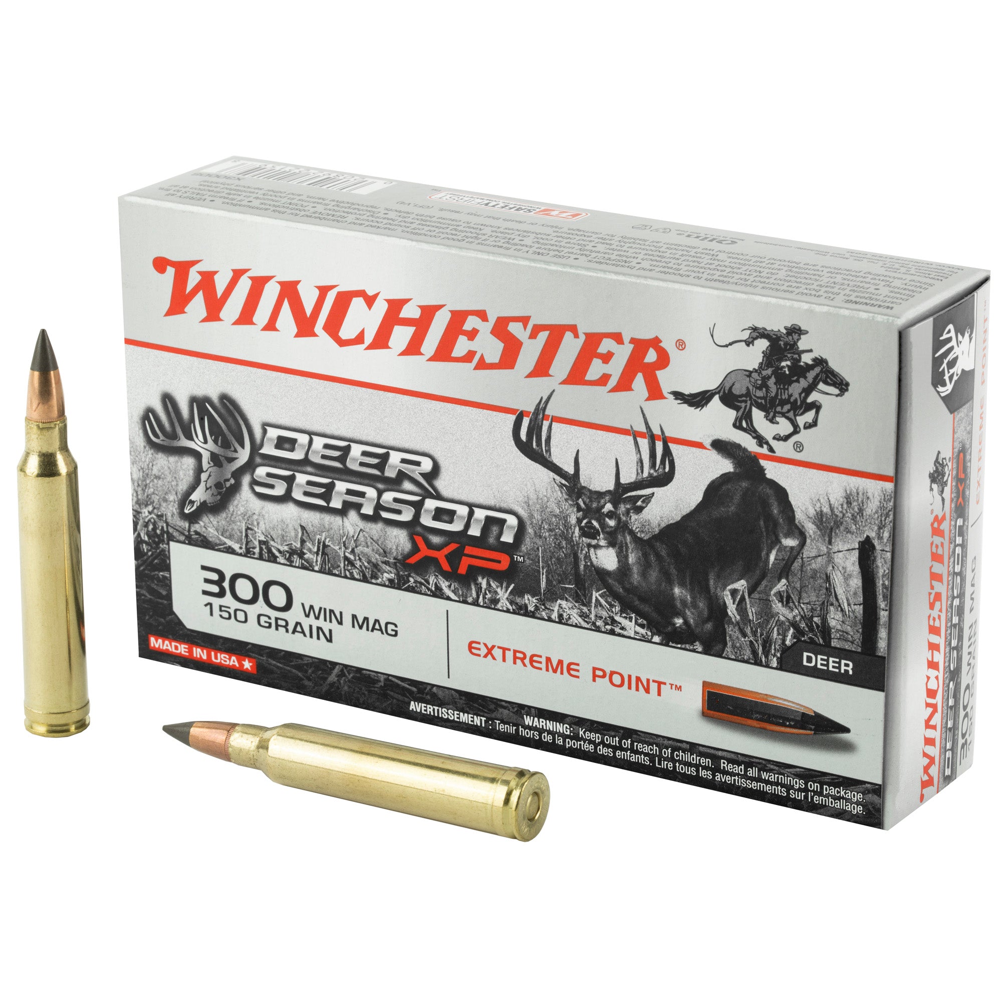 Winchester Ammo X300DS Deer Season XP 300 Win Mag 150 gr Extreme Point