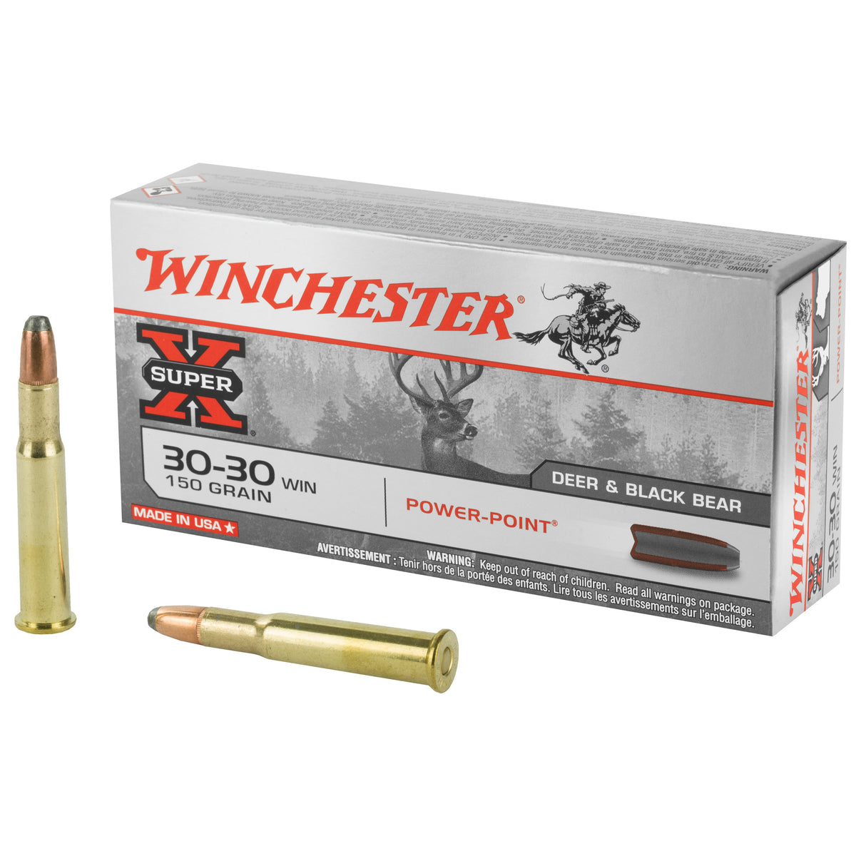 Winchester X30306 Super-X Power-Point  150 Grain .30-30 Winchester