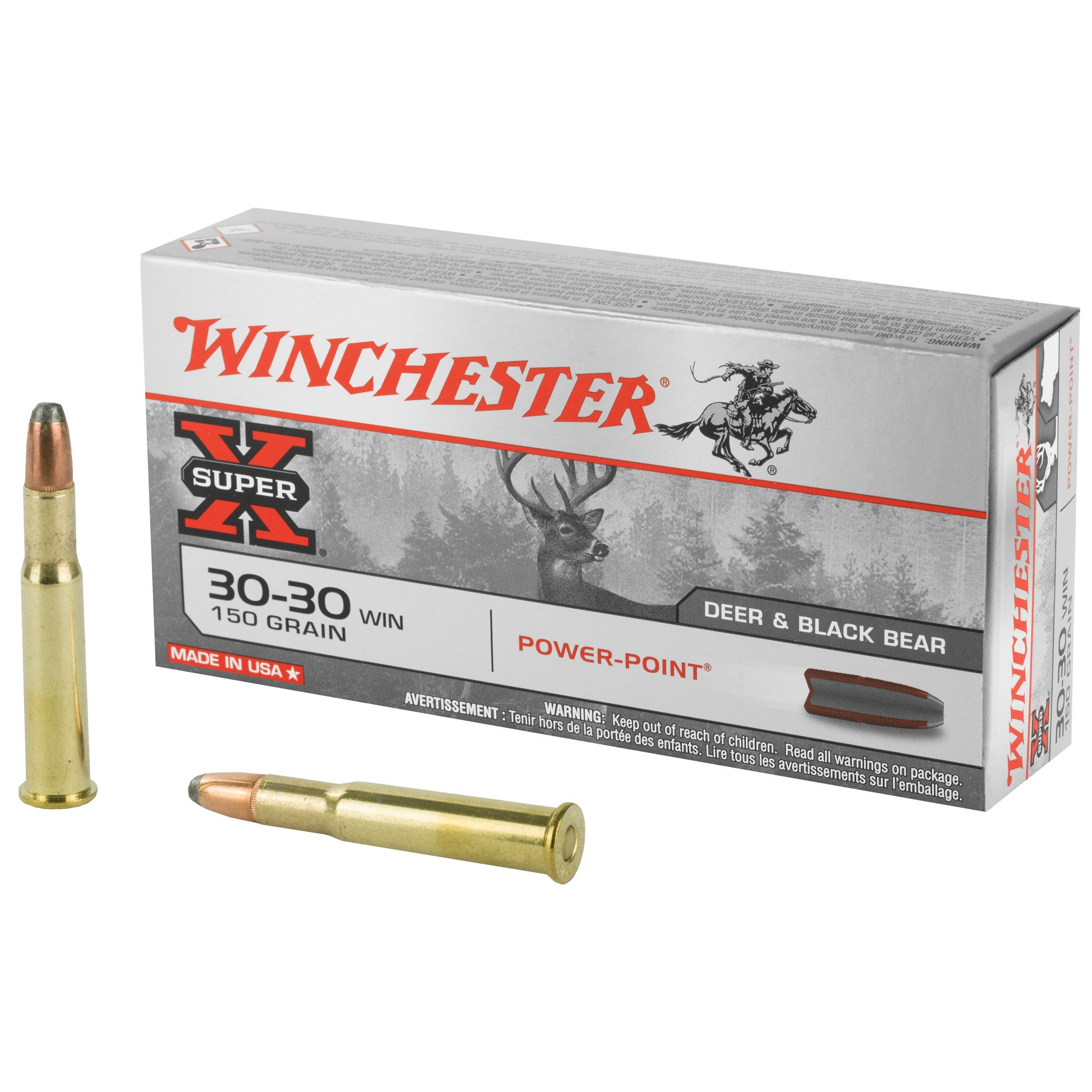 Winchester X30306 Super-X Power-Point  150 Grain .30-30 Winchester