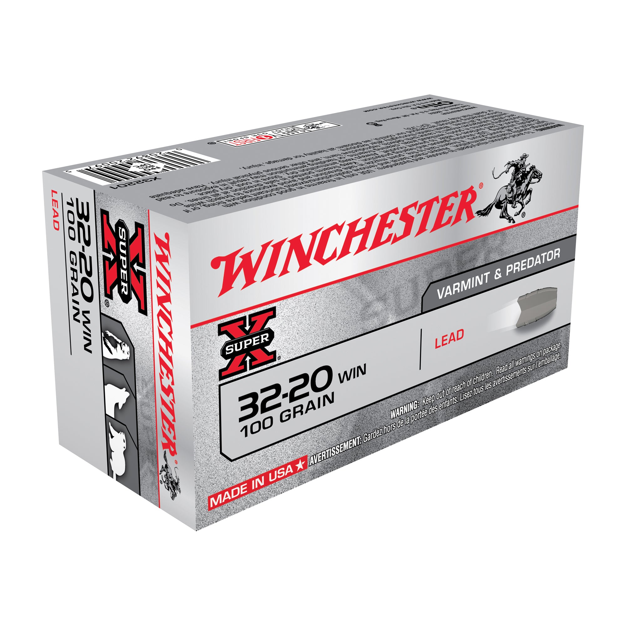 Winchester Super-X .32-20 Winchester 100 gr Solid ammo