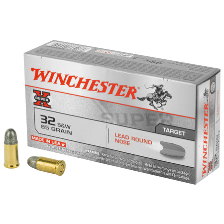 Winchester SUPER-X .32 S&W Long 85 gr Solid ammo