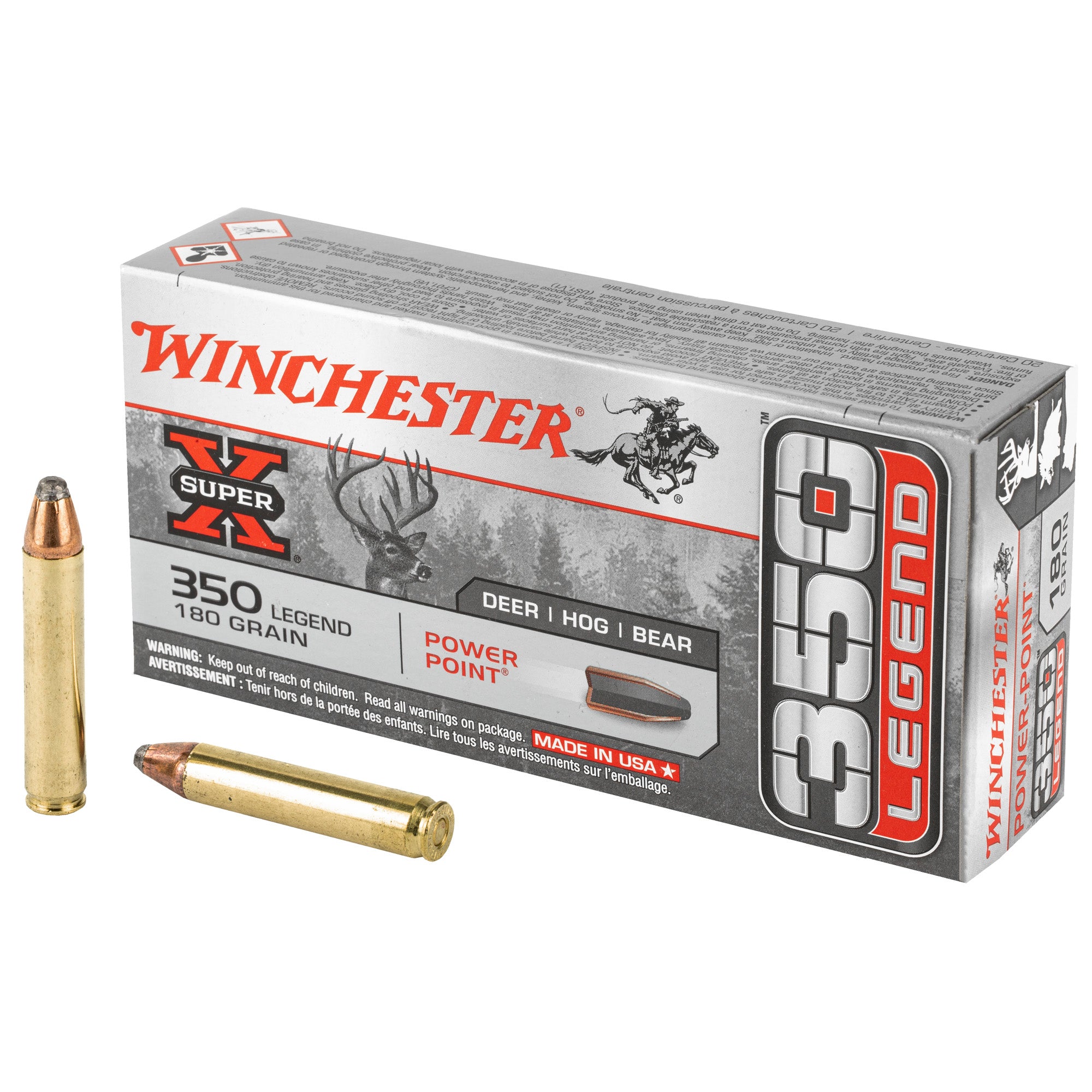 Winchester X3501 Super-X Power-Point  180 Grain .350 Legend