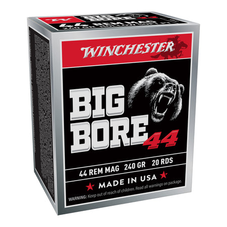 Winchester X44MBB Big Bore Semi Jacketed Hollow Point HP 240 Grain .44 Magnum