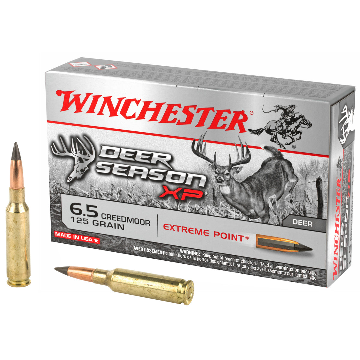 Winchester X65DS Deer Season XP Extreme Point  125 Grain 6.5mm Creedmoor