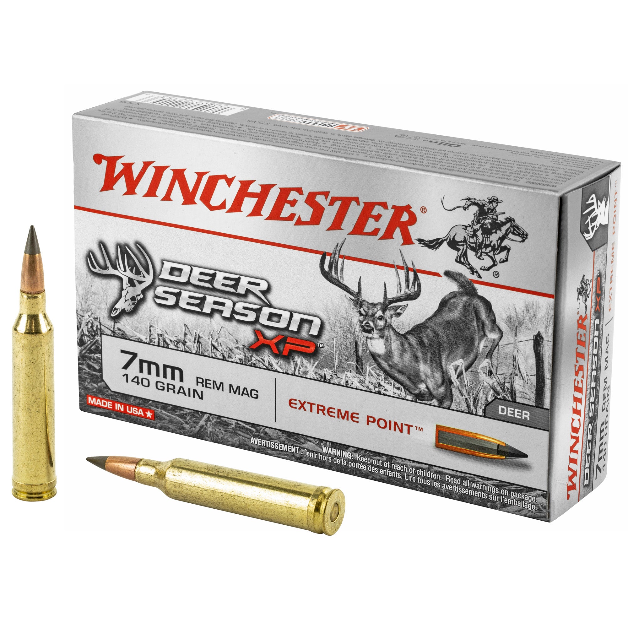 Winchester X7DS Deer Season XP Extreme Point  140 Grain 7mm Remington Mag