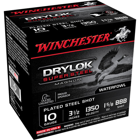 Winchester XSC10BB Drylok Super Steel Magnum 10 Gauge 3.5" 1-5/8oz BB 1350 fps
