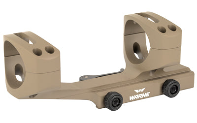 Warne Quick Detach Cantilever Mount, 34mm, For AR Rifles, Extended Skeletonized Design, Dark Earth Finish QDXSKEL34DE