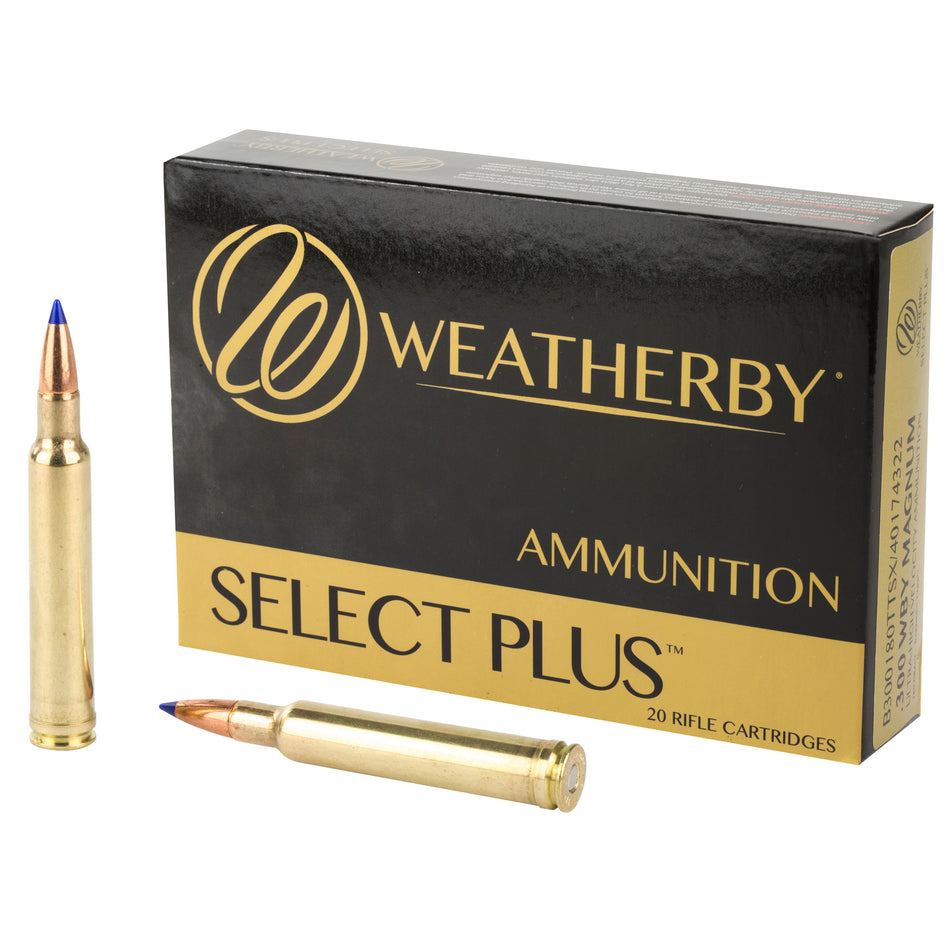 Weatherby B300180TTSX Select Plus Barnes Tipped TSX Lead Free  180 Grain .300 Weatherby Mag