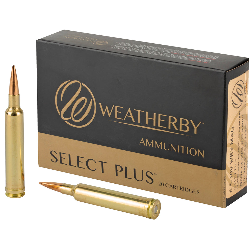 Weatherby R653156EH Select Plus Berger Extreme Outer Limits Elite   156 Grain 6.5-300 Weatherby Mag