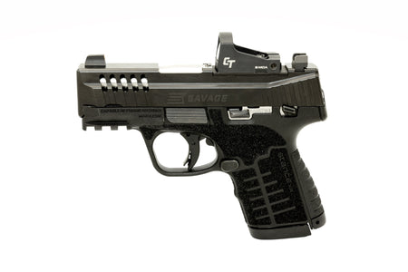 Savage Arms 67054 Stance XR 9mm 13+1 3.20" Natural Black Nitride Ported Stainless Steel Slide Black Glass Filled Nylon Grip Ambidextrous