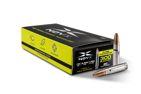 NovX Close Encounter lead free .300 AAC Blackout 110 Gr CSHP