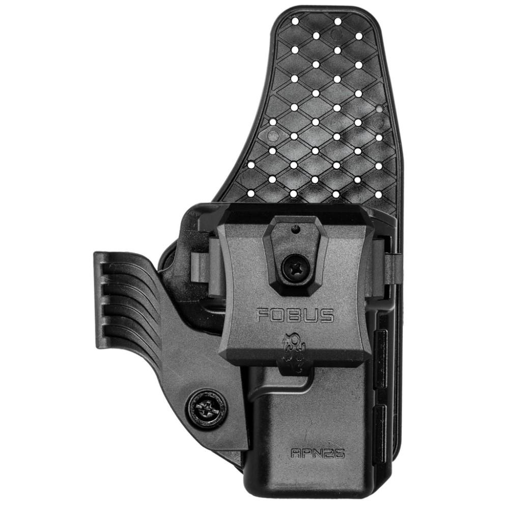 Fobus APN Series OWB Paddle & IWB Clip Holster for Glock 26 & 27 Gen 1-4 Black Ambi