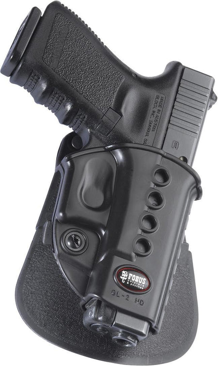Fobus Evolution Series Paddle Holster for Glock 17/19/23/33 Black Right Hand