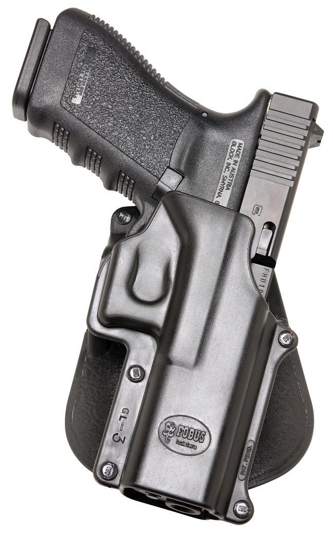 Fobus Standard Paddle Holster for Glock 20, 21, 37, 38 – Black Right Hand