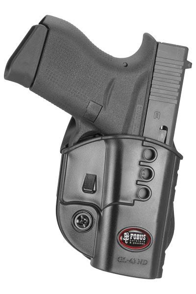 Fobus Paddle Holster for Glock 43 Right Hand