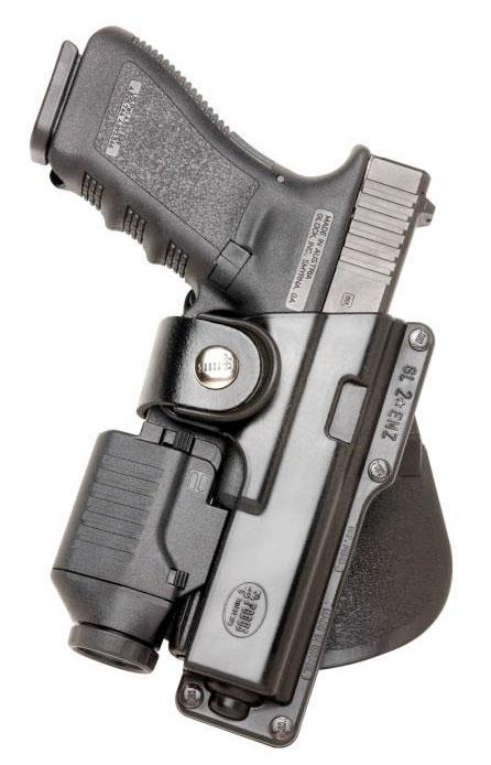 Fobus Tactical Roto Paddle Holster for Glock 17/22/31 with Rail Light or Laser