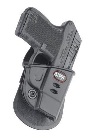 Fobus Evolution Series Paddle Holster for Kel-Tec P3AT Black Right Hand