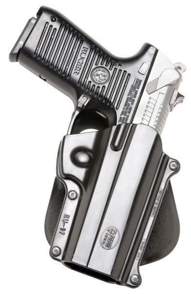 Fobus Standard Paddle Holster for Ruger P90 and P94, Black, Right Hand
