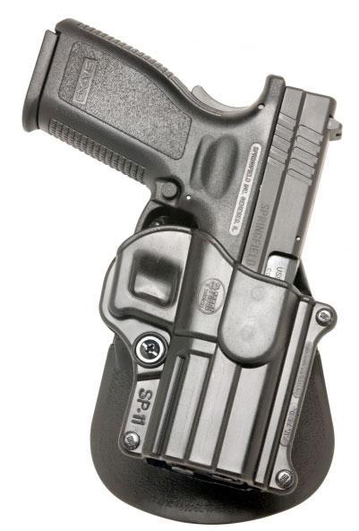 Fobus Standard Paddle Holster for Springfield XD, Black, Left Hand