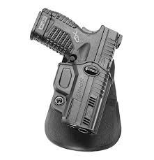 Evolution Paddle Holster for Springfield XDS .45 9mm & .40 Right Hand Black