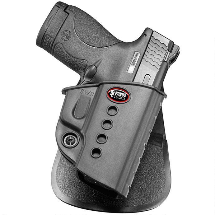 Fobus Evolution Rotating Paddle Holster for S&W M&P Shield/Taurus 708/709/Walther PPS RH Black