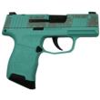Sig Sauer "Gun & Roses-Robin's Egg Blue" P365 Optic Ready Handgun 9mm Luger 10rd Magazines(2) 3.1" Barrel X-RAY 3 Sights