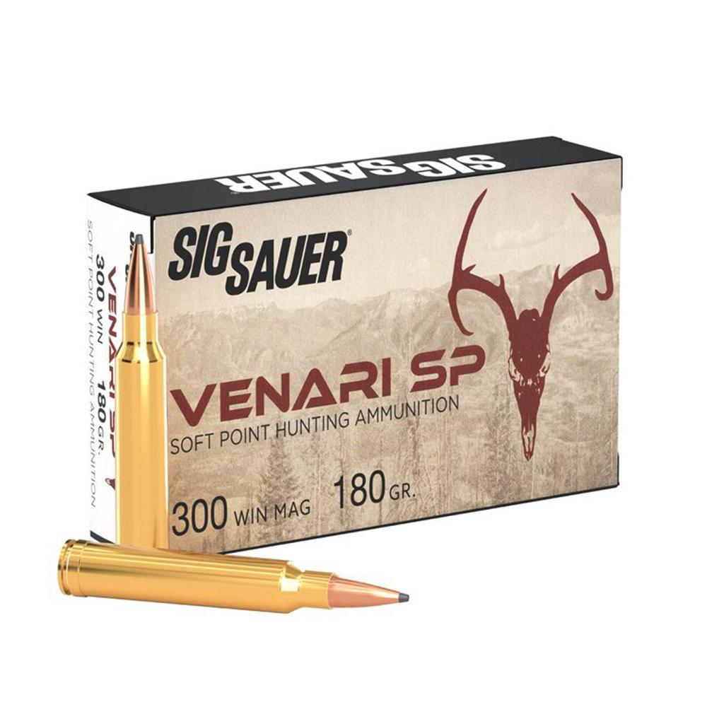 Sig Sauer V300WMSP18020 Venari Soft Point SP 180 Grain .300 Winchester Mag