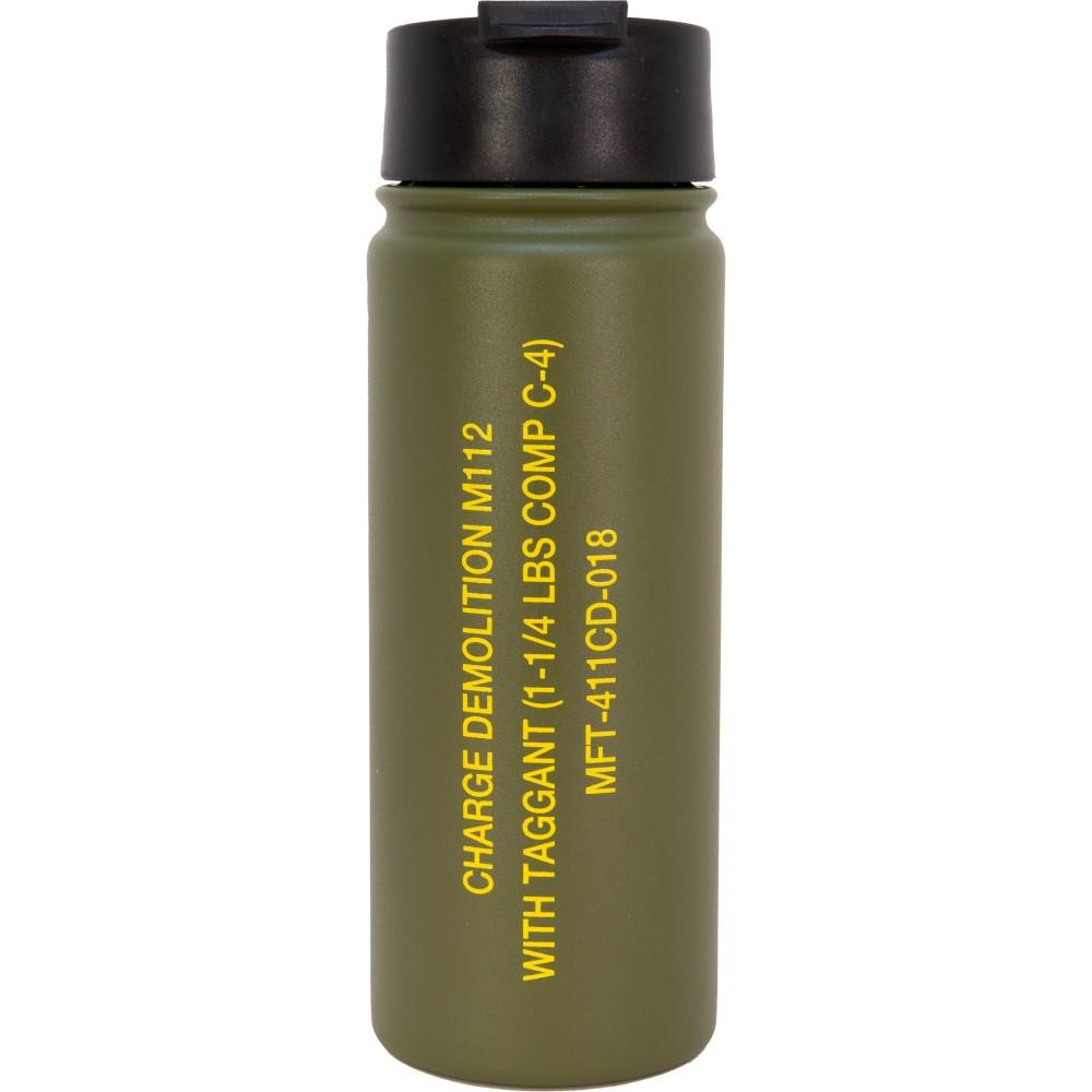 Mission First Tactical M112 Demo Charge Vacuum Insulated Flip Top Bottle 16 oz