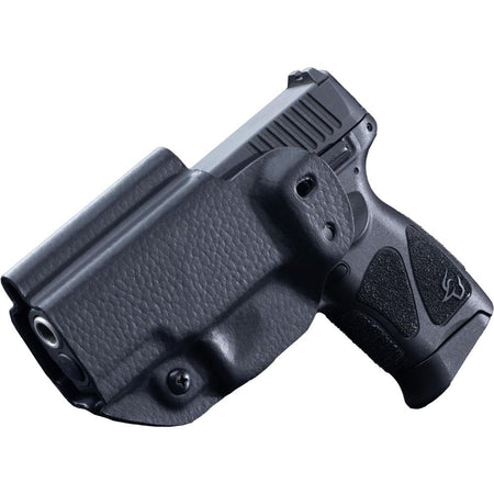Mission First Tactical Leather Hybrid IWB/OWB Holster for Taurus PT111/G2/G2C/G2S/G3c Ambidextrous Black