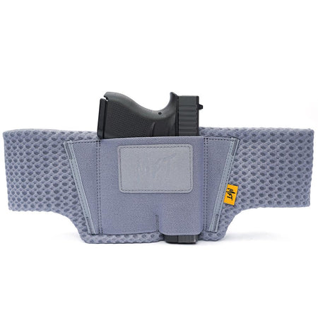 Mission First Tactical Belly Band Ultra Lite IWB Holster, Universal Fit, Ambidextrous, Dove Gray H6-BB-3-DG