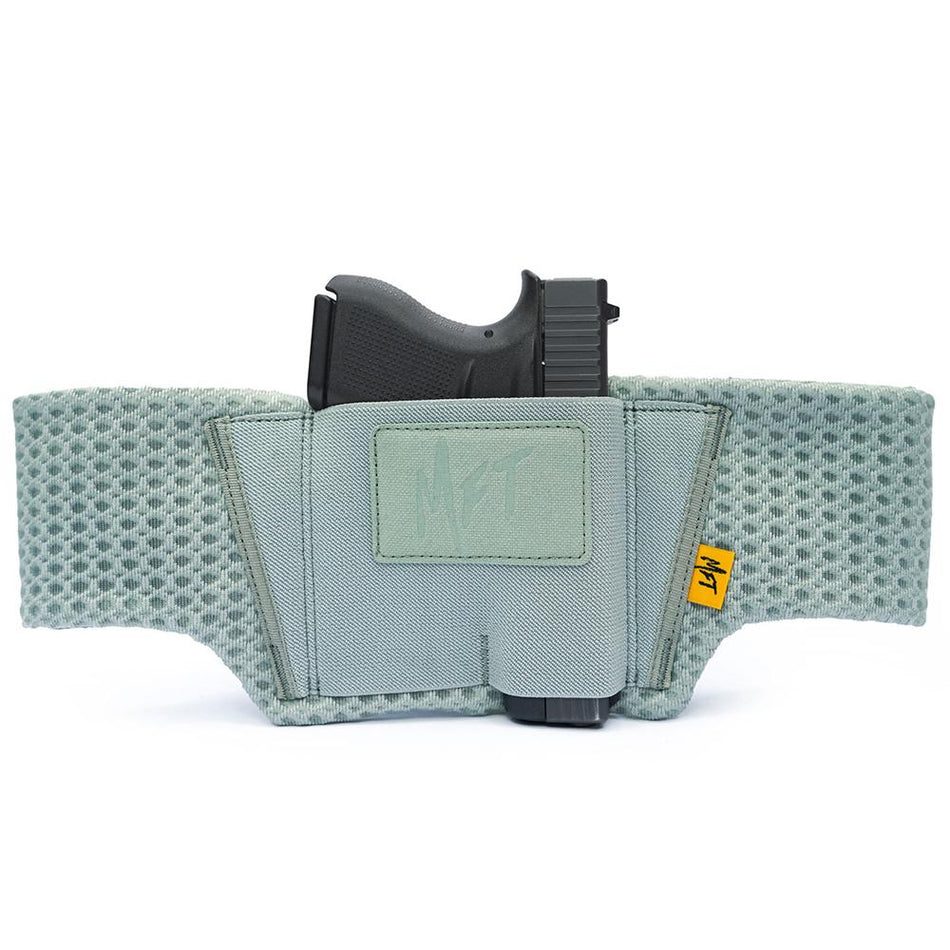 Mission First Tactical Belly Band Ultra Lite IWB Holster, Universal Fit, Ambidextrous, Sage Green H6-BB-3-SG