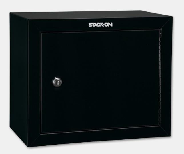 Stack-On Steel Handgun and Ammo Storage Cabinet - Black