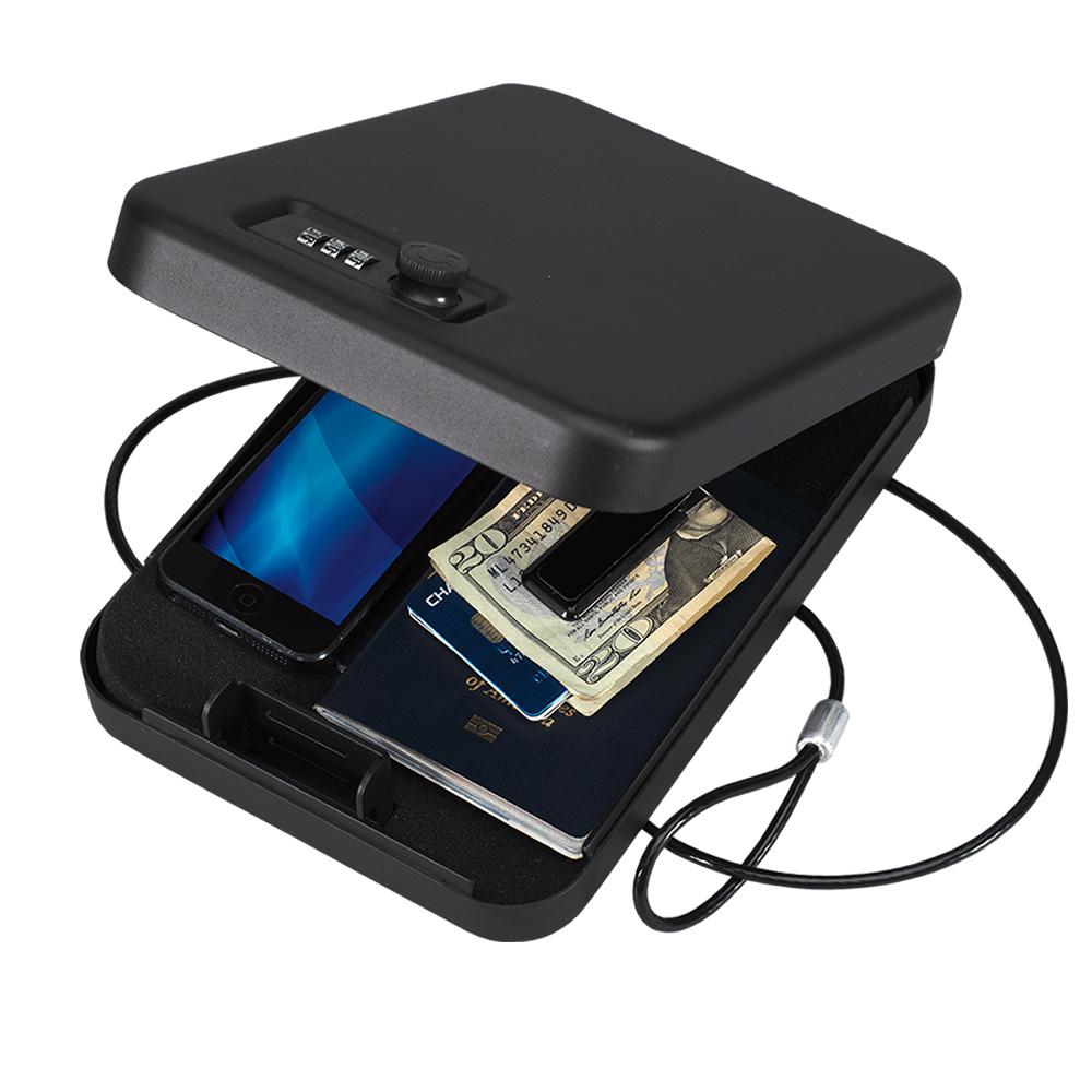 Stack-On Small Portable Security Case with Combination Lock