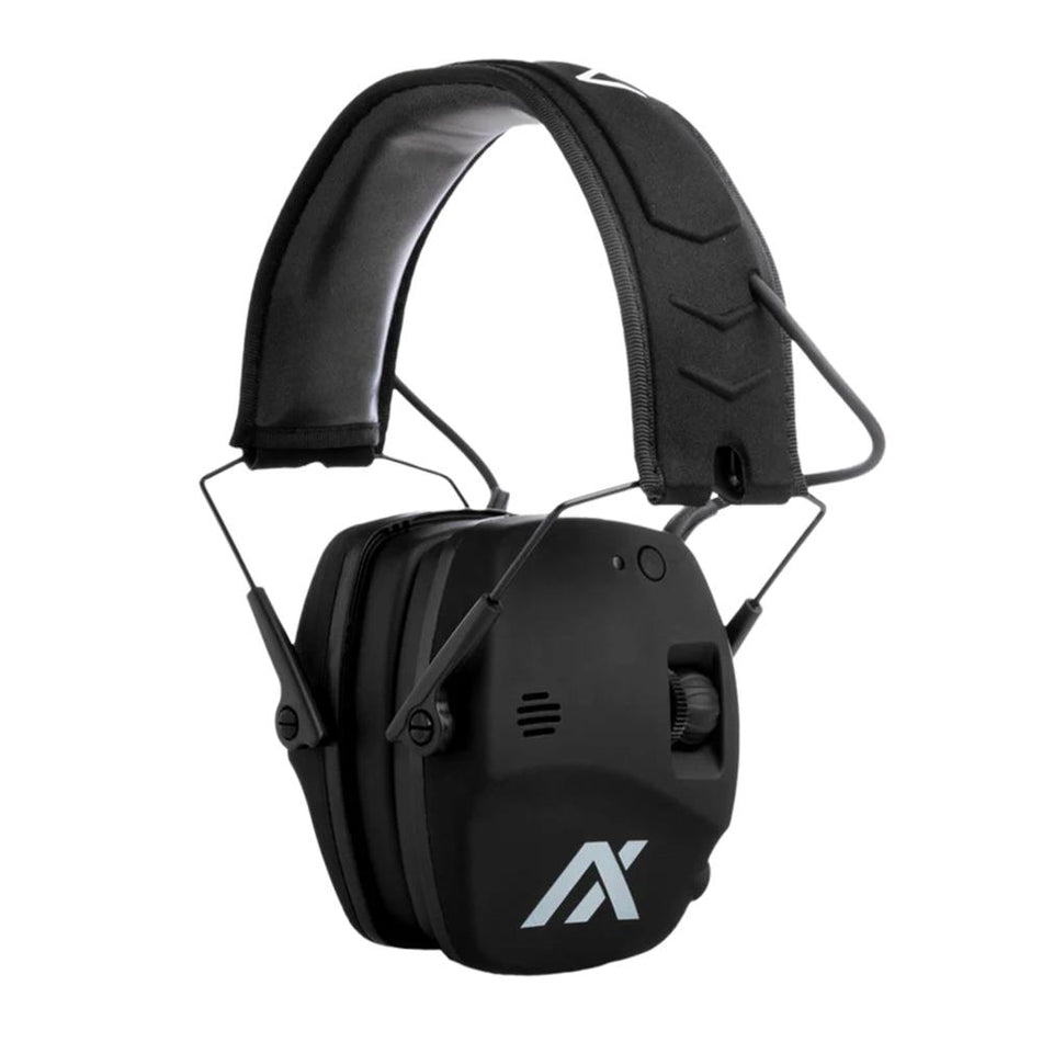 Axil TRACKR Blu Electronic Hearing Protection Ear Muffs with Bluetooth 27dB - Black