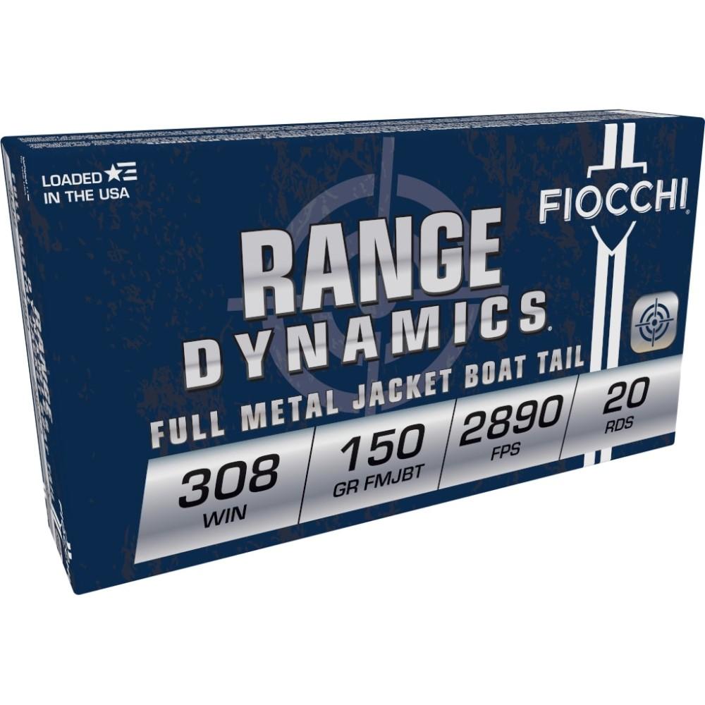Fiocchi Range Dynamics .308 Win / 7.62x51mm 150 Gr FMJ