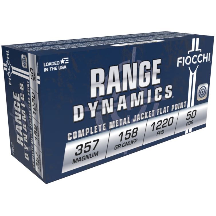 Fiocchi Range Dynamics .357 Magnum 158 gr FMJ ammo