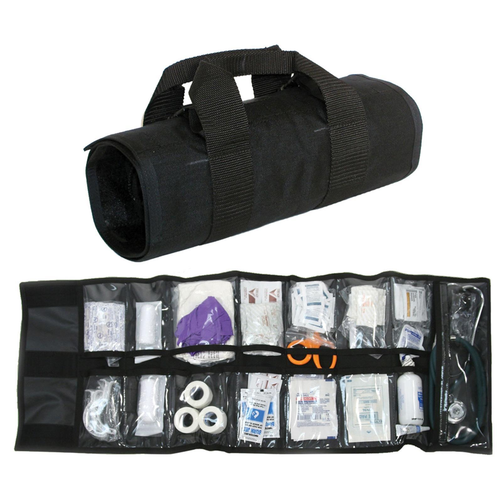Blackhawk Emergency Medical Roll Organizer with 15 Clear Pouches