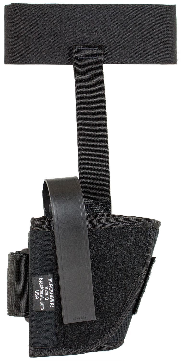 Blackhawk Ankle Holster Left Hand Black - Size 00