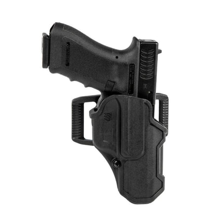 Blackhawk T-Series Level 2 Compact OWB Holster for S&W M&P Shield 9/40 & M&P9 Shield Plus Black RH