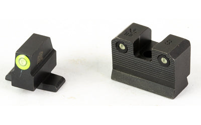 XS Sights R3D 2.0 Tritium Night Sight Set, Sig P320/P365/P226/P229, Suppressor Height, Green Front Outline