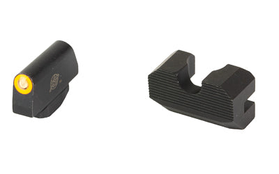 XS Sights Minimalist Night Sights for S&W N-Frame Revolver, Tritium Front with Orange Glow Dot, Serrated Rear SW-M002S-4N