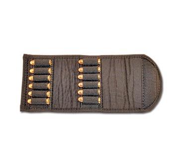 GrovTec Folding Cartridge Holder for Handgun Ammo 12 Loops Belt Pouch